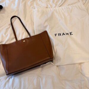 Excellent Condition Frame LeSignature Tote with attached mini zipper pouch
